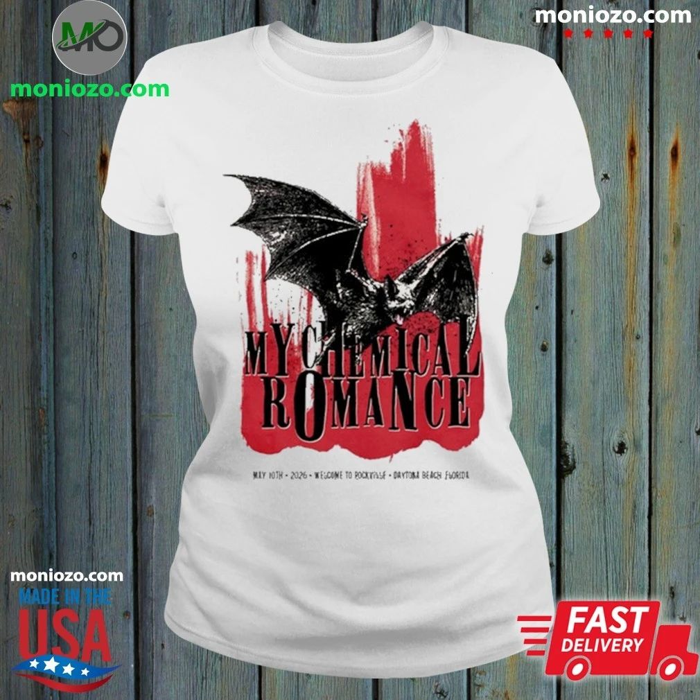 Original My Chemical Romance May 10 2026 Daytona International Speedway Show Shirt