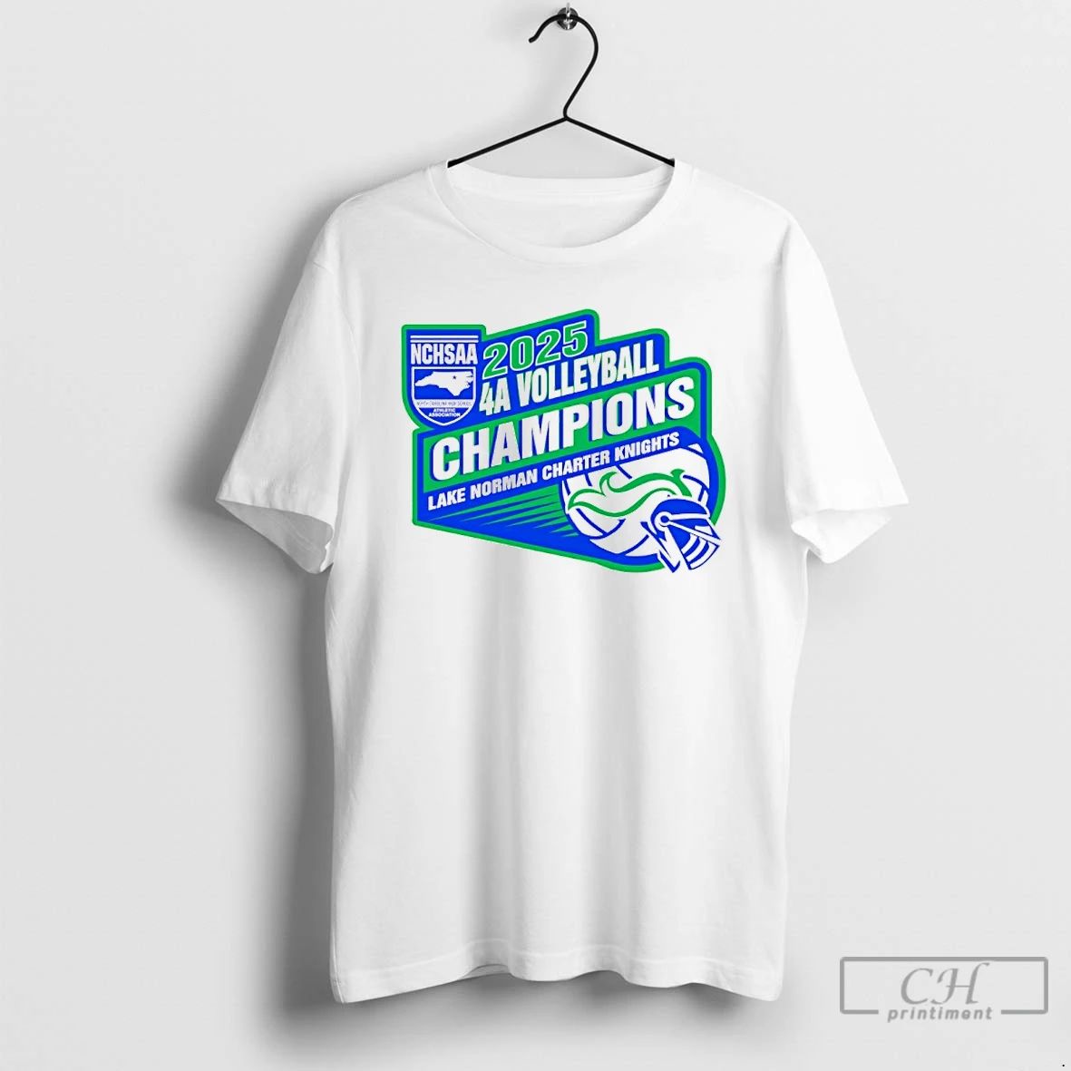 Premium Lake Norman Charter Knights 2025 Nchsaa 4a Volleyball Champions T Shirts