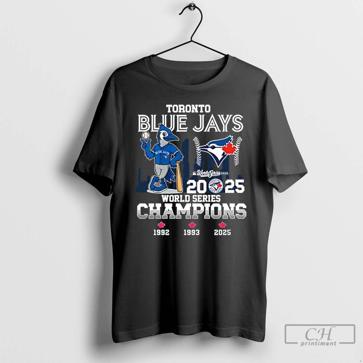 Premium Toronto Blue Jays Mascot 2025 World Series Champions T Shirts