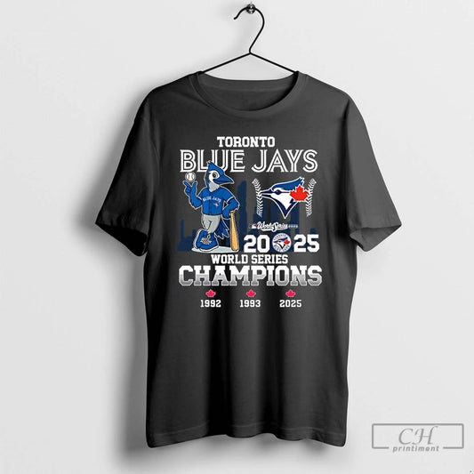 Premium Toronto Blue Jays Mascot 2025 World Series Champions T Shirts