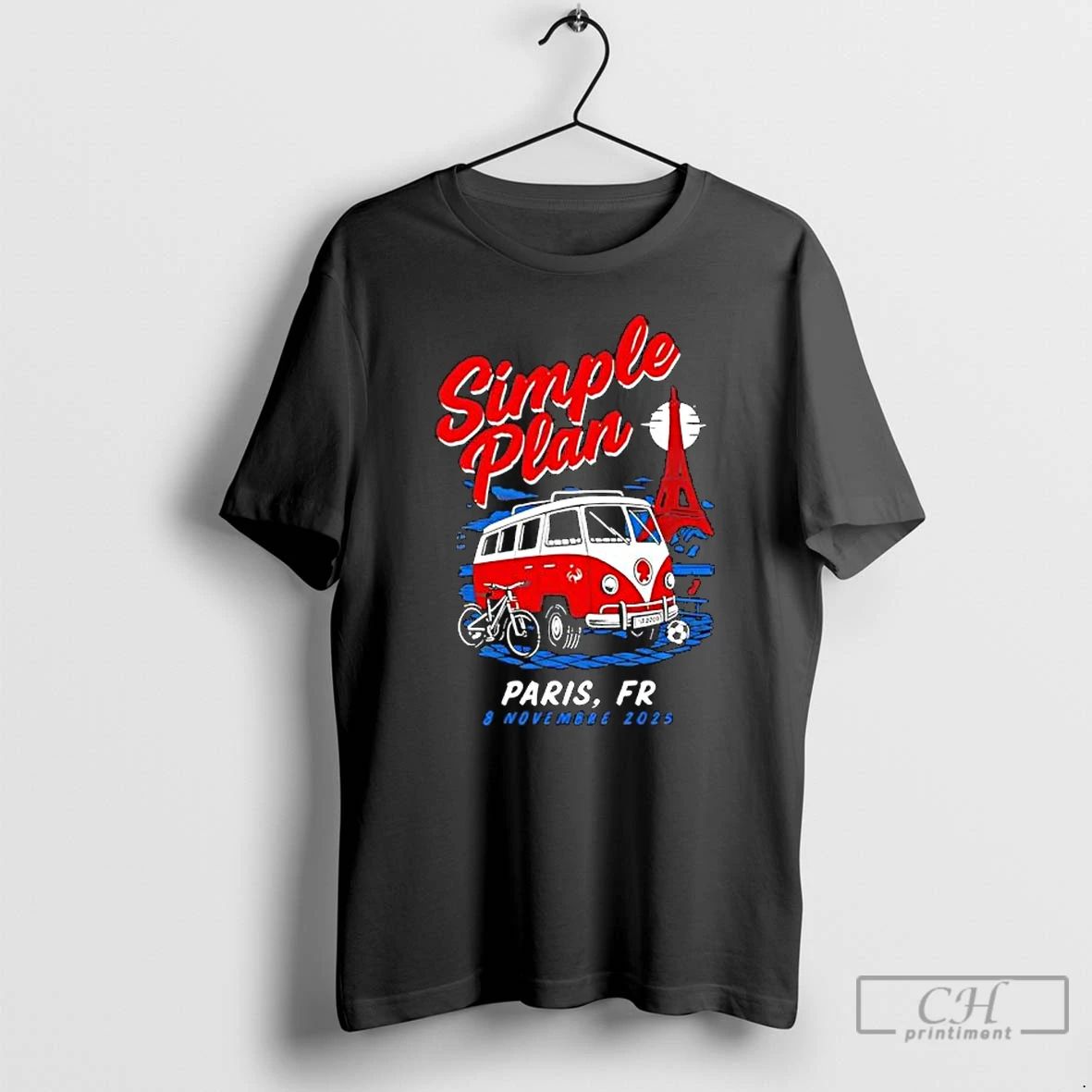 Premium Simple Plan Nanterre France November 8 2025 T Shirts