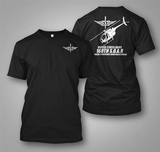 United States Army 160TH Soar Special -  Custom Men's Back and front T-Shirt Tee