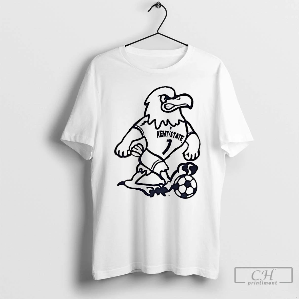 Classic Kent State Soccer Eagle Mascot T Shirts