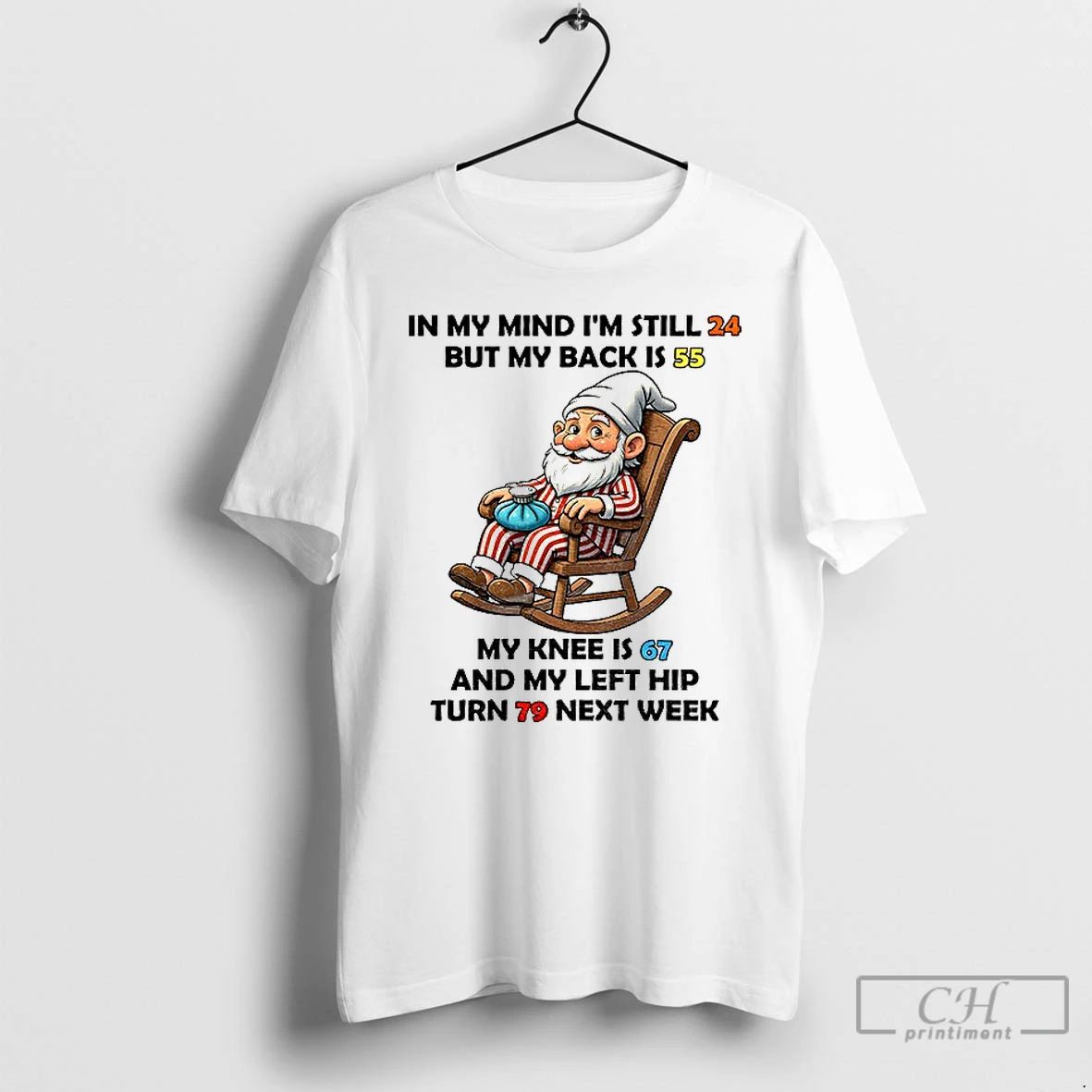 Classic Gnome In My Mind Im Still But My Back Is My Knee Is And