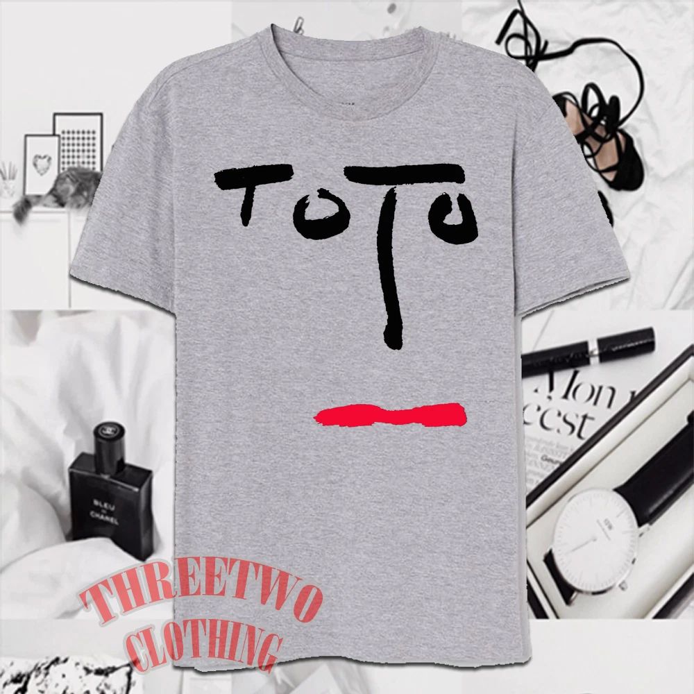 Toto Face Men's Grey Size S to 5XL