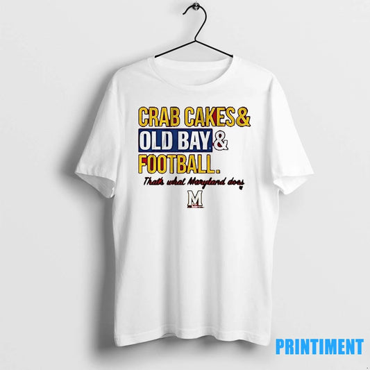 Maryland Terrapins Crab Cakes And Old Bay Football Tshirts Sweater
