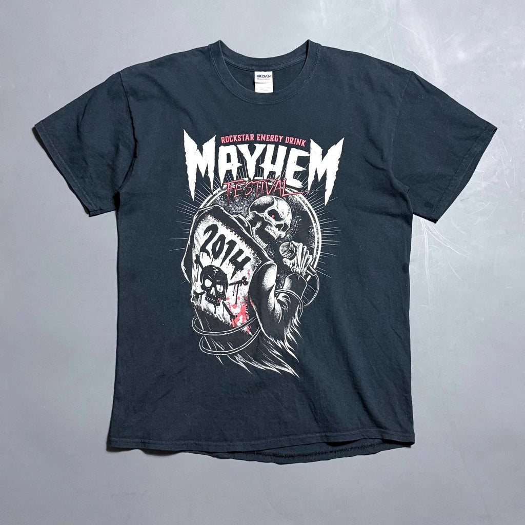 Vintage 2014 Rock Festival Mayhem T-Shirt Black , Size L