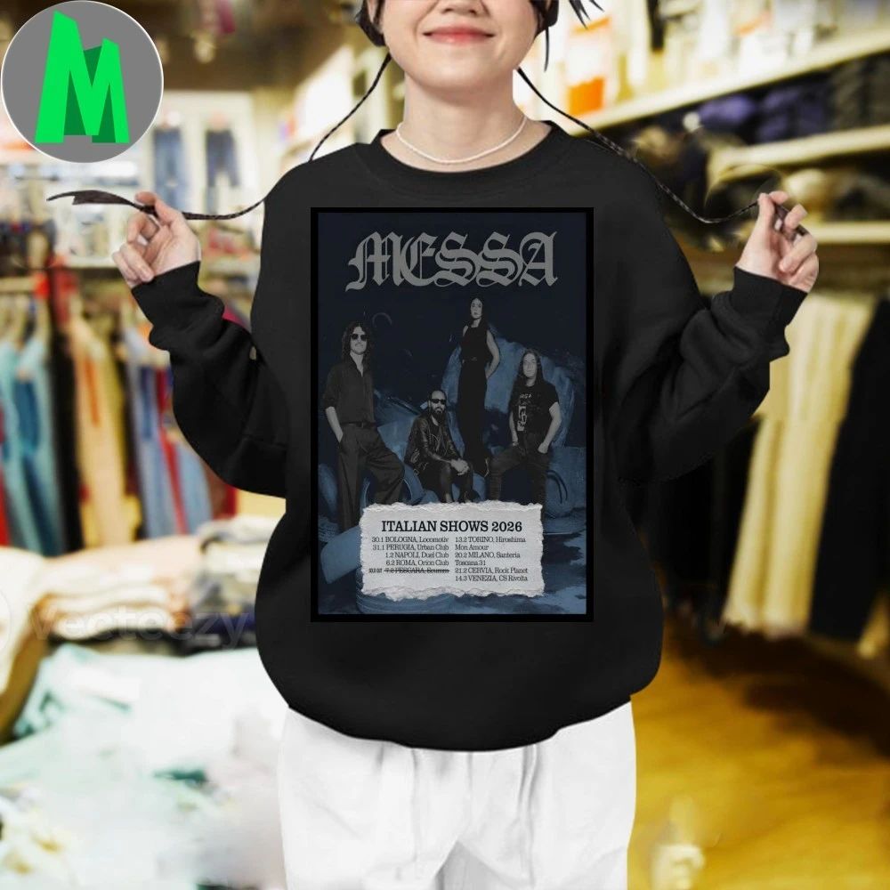 Original MESSA Italian Tour 26 Poster Shirt