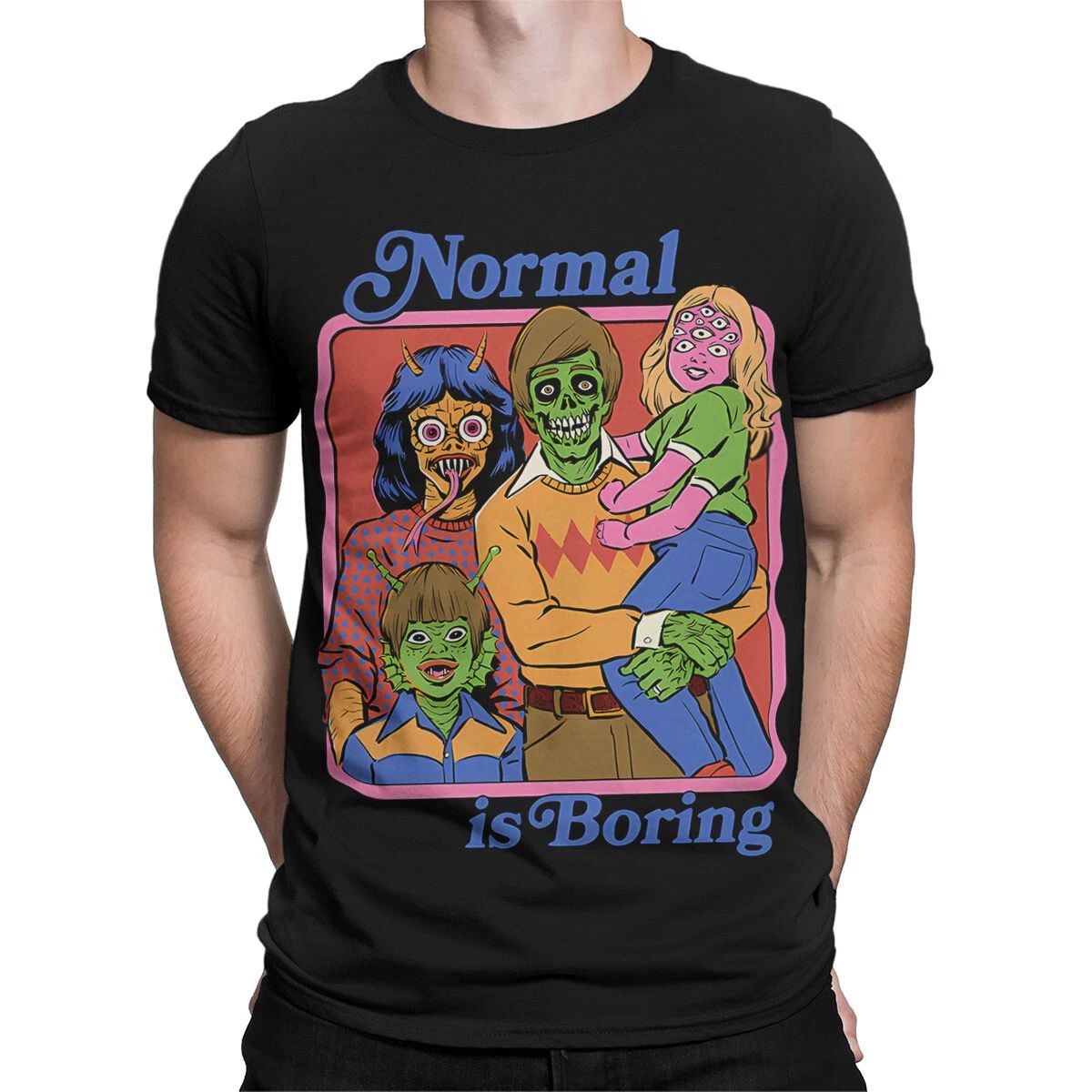 Normal Is Boring Bold 90s T Shirt with a Unique Statement #SR#T433