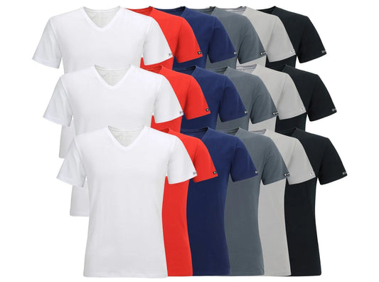 3 Pack Men's T-Shirt LORD V-Neck, Undershirt V-Neck, Slim Fit