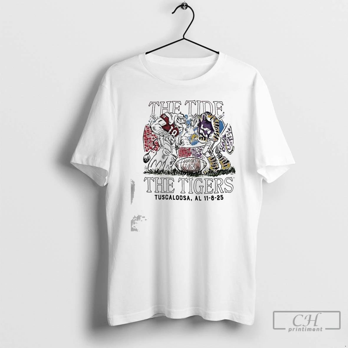 Premium The Tide Vs The Tigers Tuscaloosa Al 11 8 25 T Shirts