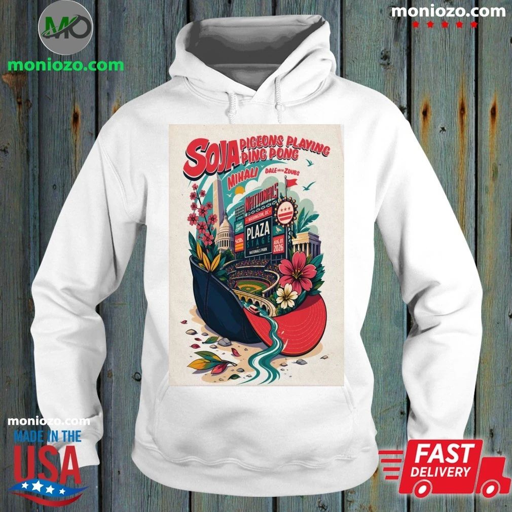 Original SOJA 8 1 2026 Washington DC Poster Shirt