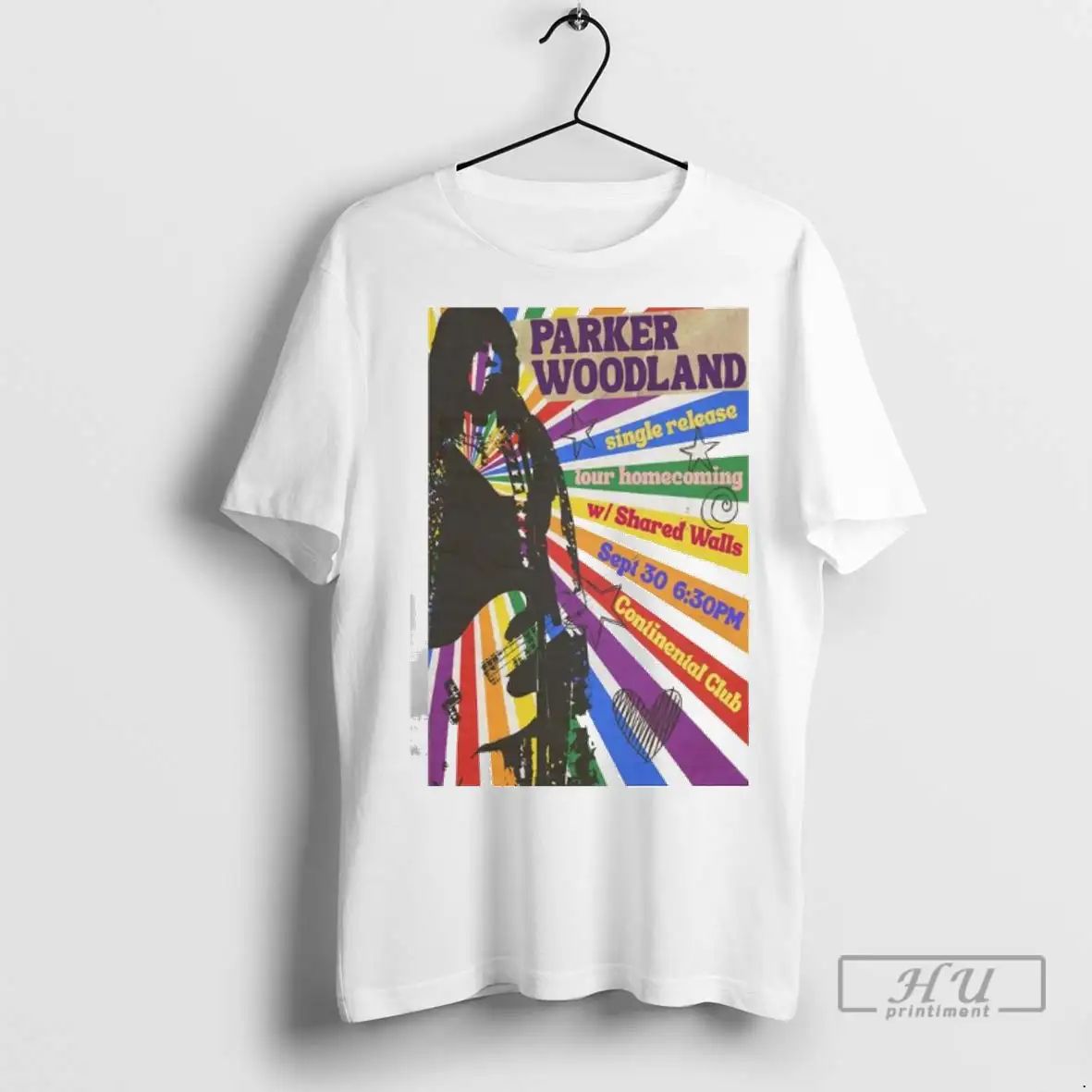 Trending Parker Woodland Continental Club Austin Sept 30 2025 Ladies T Shirts