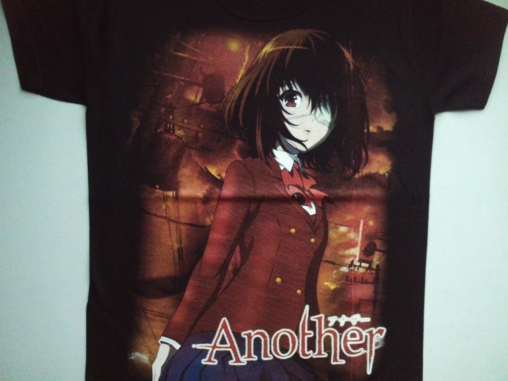 ANOTHER ANIME T-SHIRT,MIRAI NIKKI,ELFEN LIED RE ZERO HENTAI MEI MISAKI GORE