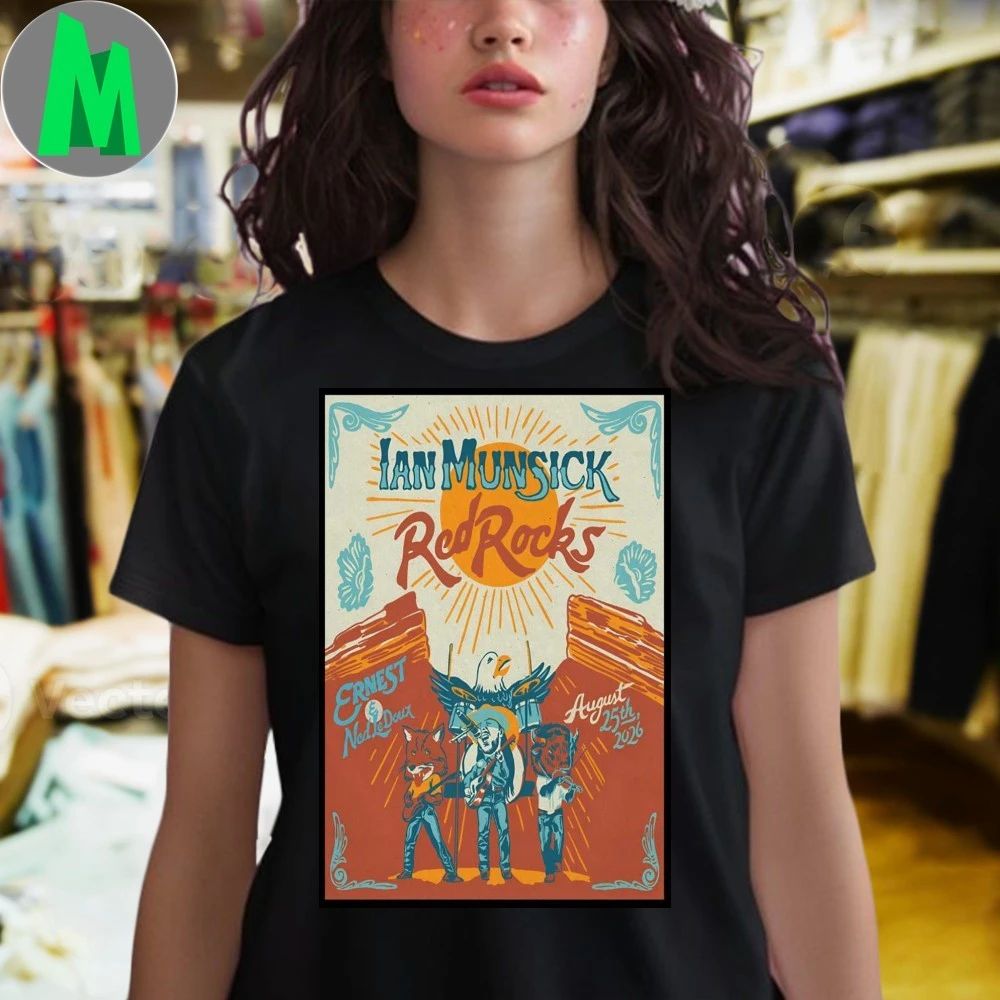 Ian Munsick Red Rocks Amphitheatre Morrison Co Aug 25 2026 Poster Shirt