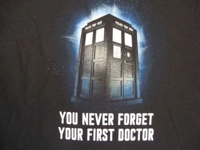 Doctor Who British Sci Fi Television Show Fan Funny Humor Black T Shirt M
