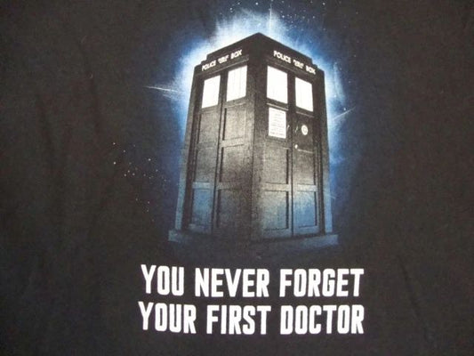Doctor Who British Sci Fi Television Show Fan Funny Humor Black T Shirt M