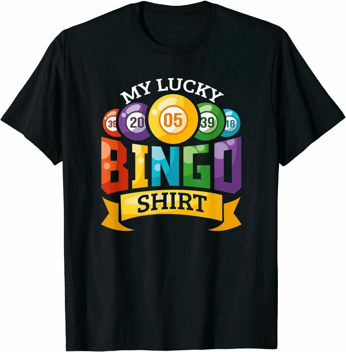 My Lucky Bingo T-Shirt Funny Bingo Player For Men  Gift, Size M - 3XL