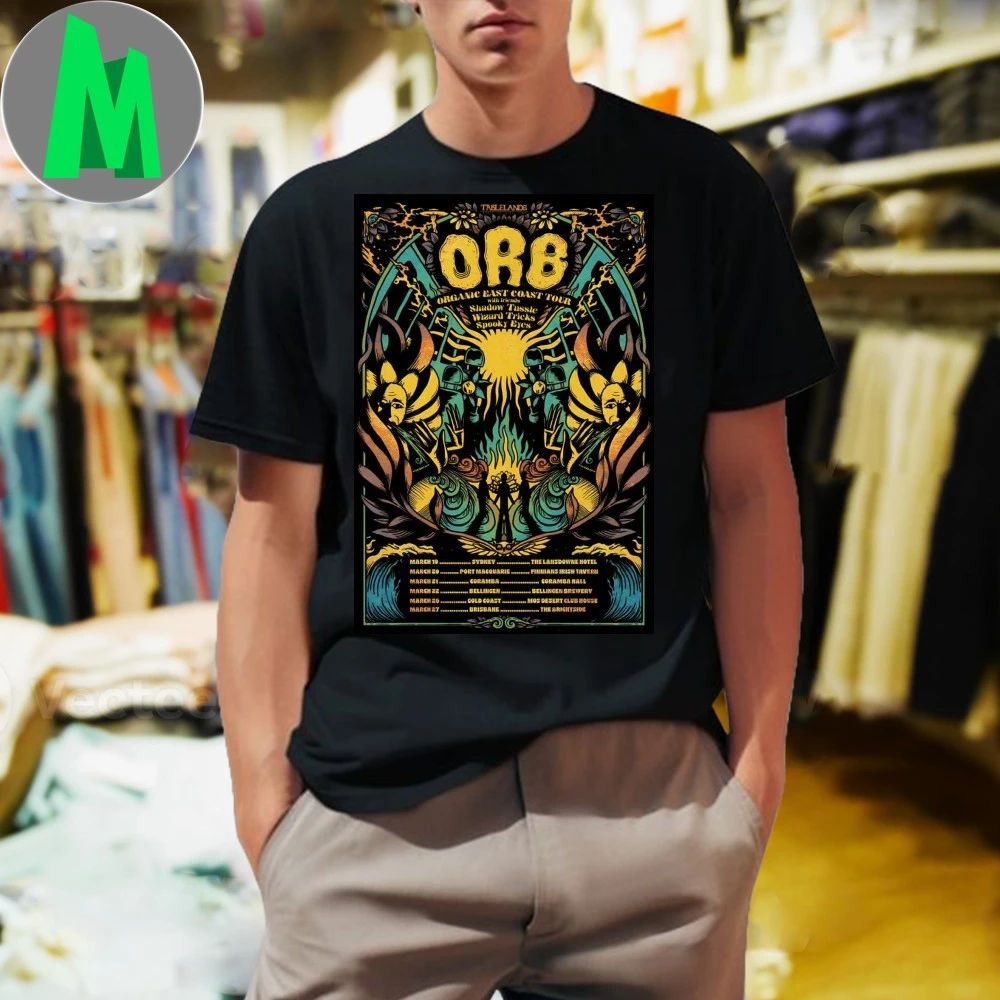 O.r.b Band Organic East Coast Shows 2026 Poster Shirt