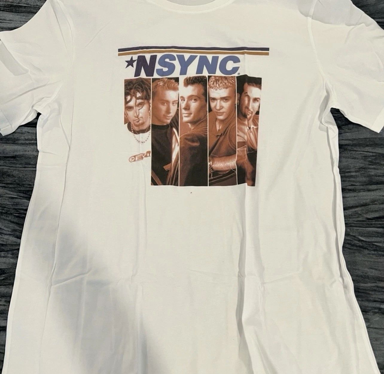 White Graphic *NSYNC T-Shirt Size M