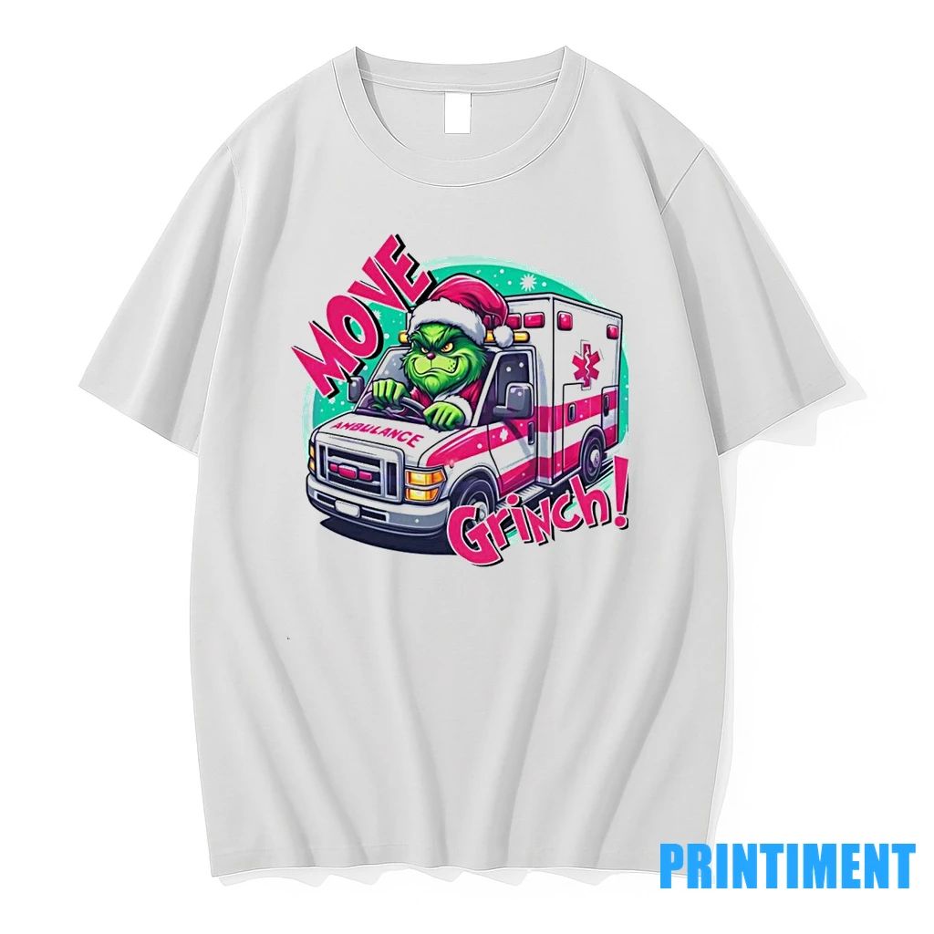 Move Grinch Christmas Ambulance Driver Tshirts Sweater