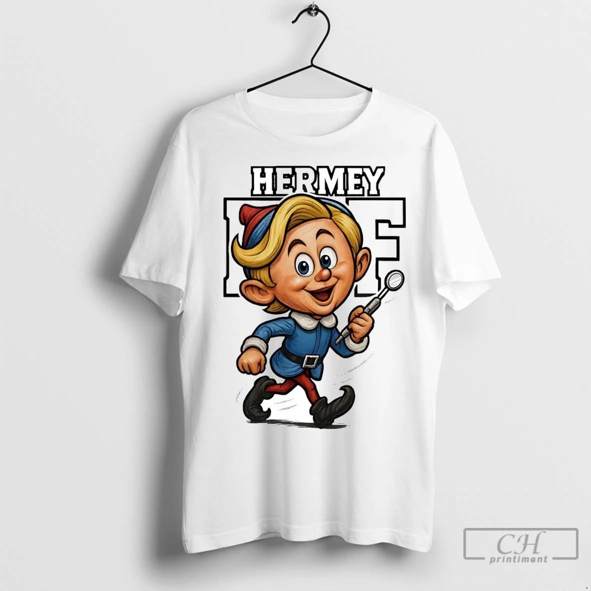 Premium Hermey The Elf Caricature Christmas