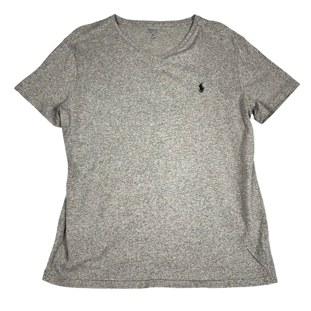 Polo Ralph Lauren Men's Gray Heather V-Neck T-Shirt Size M 100% Cotton