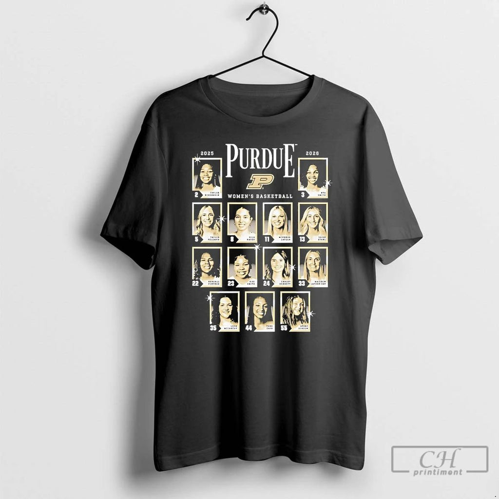 Classic Purdue Boilermakers Womens Basketball Team 2026 T Shirts