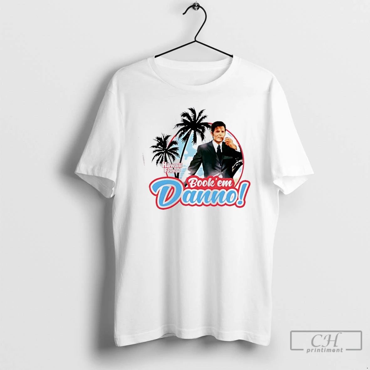 Classic Hawaii Five O Book Em Danno Beach Vintage T Shirts