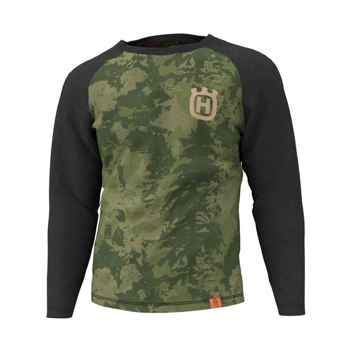 Husqvarna OEM  TERRÄNG Raglan Camo Long-Sleeve T-Shirt size XXL
