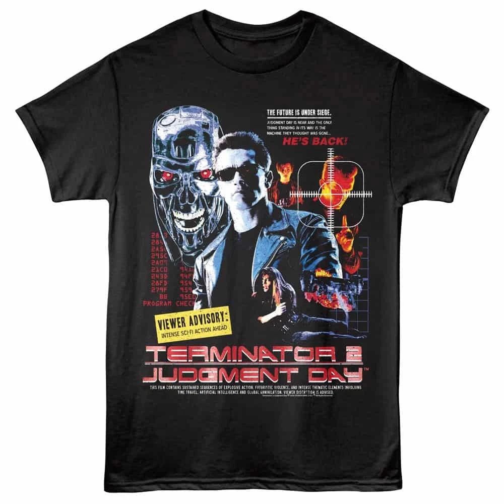 Terminator 2 Viewer Advisory Men's T Shirt