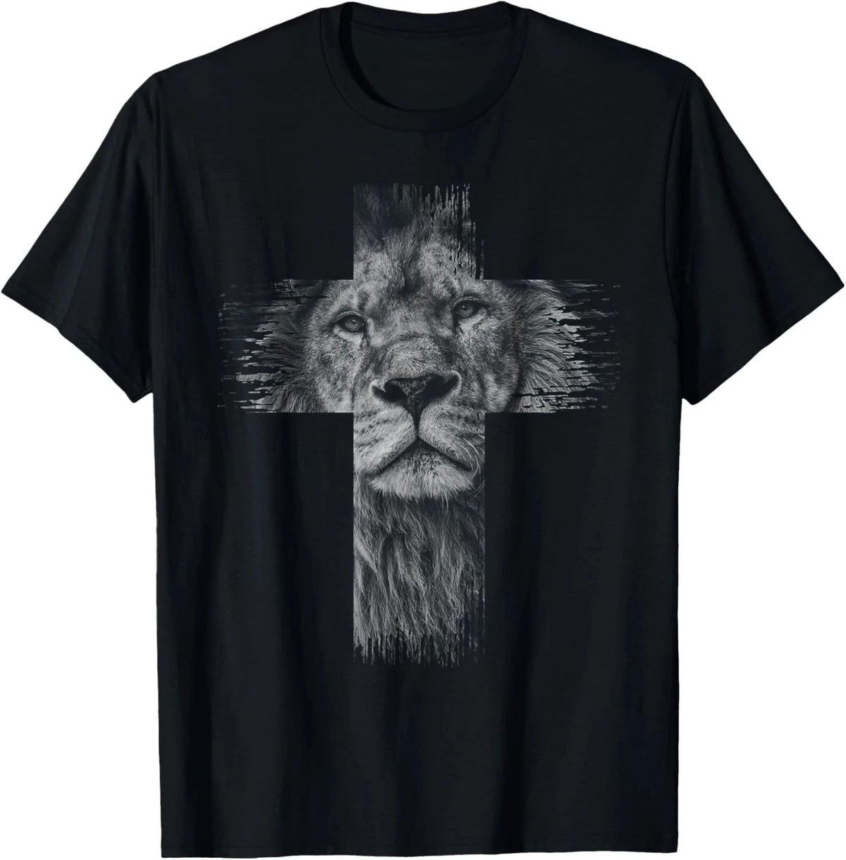 Christian Jesus Lion Tribe Judah Cross Gift Men Women T-Shirt
