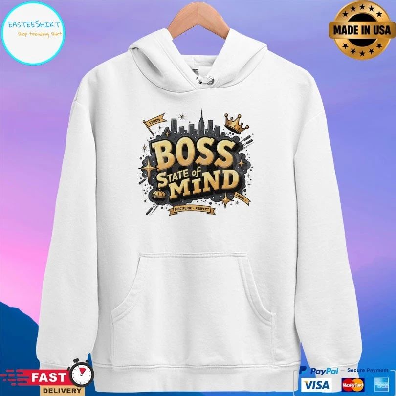Boss State Of Mind Drive Discipline Respect T-shirt
