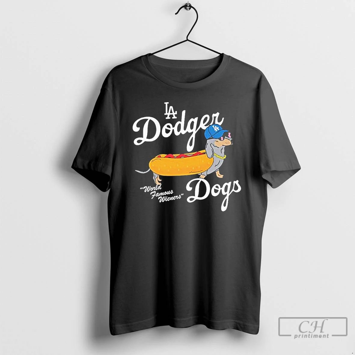 Premium La World Famous Wieners T Shirts