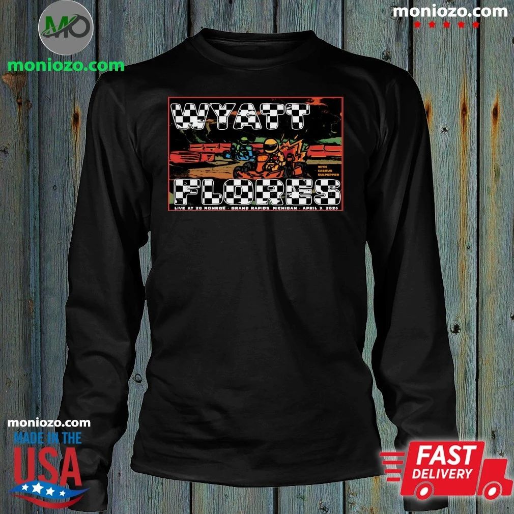 Wyatt Flores April 3 2026 In Grand Rapids MI Poster T-Shirt – Best Gift for Music Fans