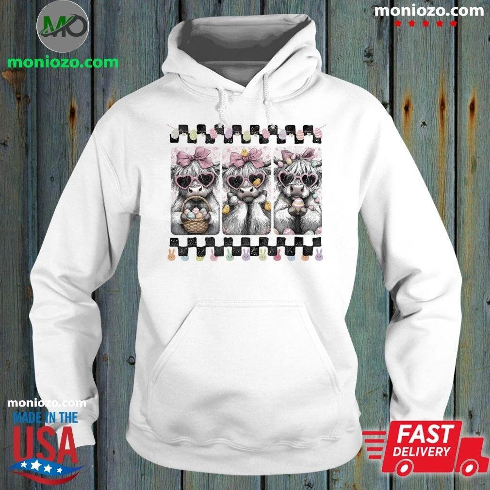 Original Easter Day Highland Cow Shirt