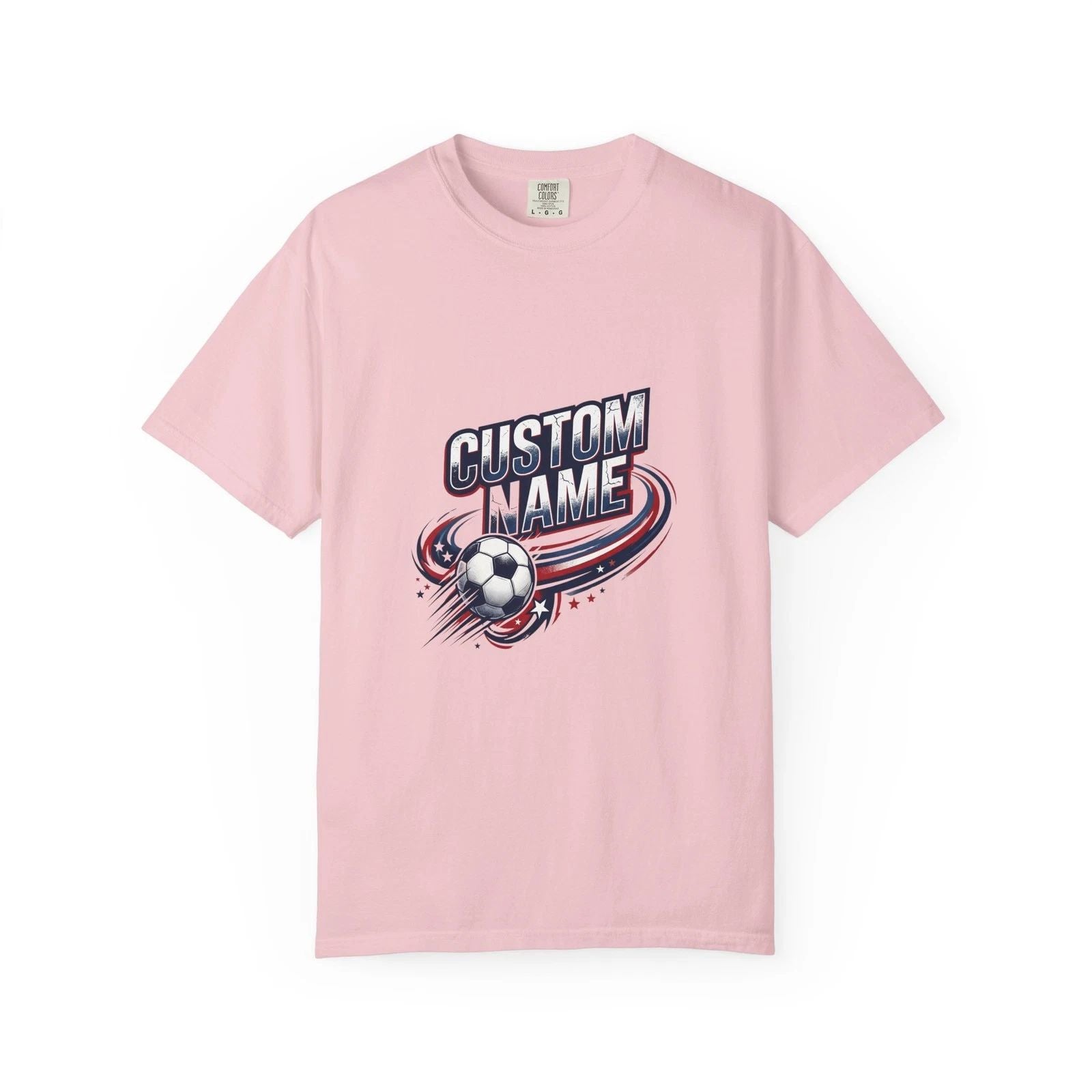 Custom USA Flag Soccer Shirt | Personalized Name Football Fan Tee | Matchday