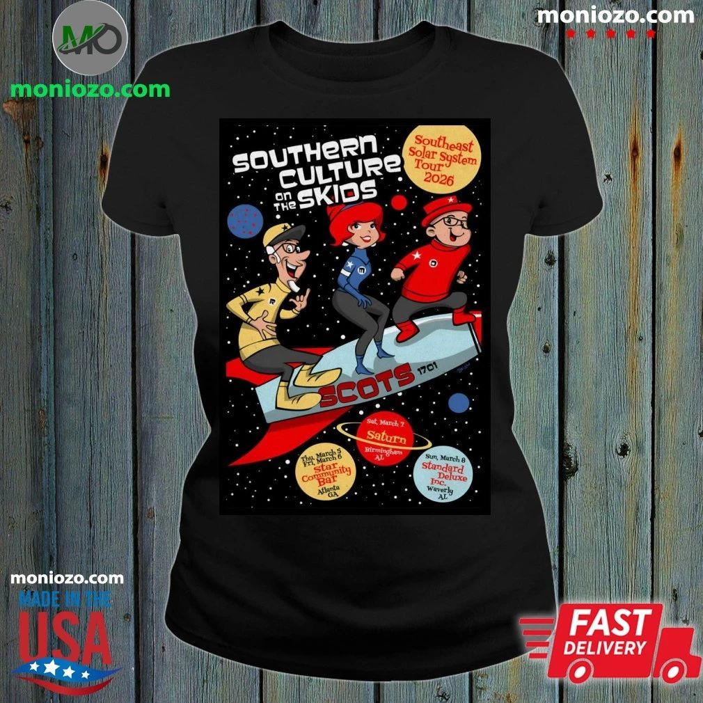 Original Southern Culture On The Skids Mar 5-6 2026 Atlanta GA Poster Shirt