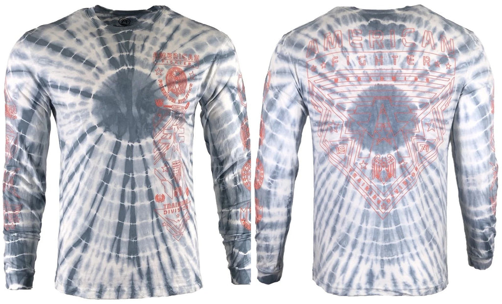 AMERICAN FIGHTER Men's Long Sleeve T-Shirt BRIDGE CITY