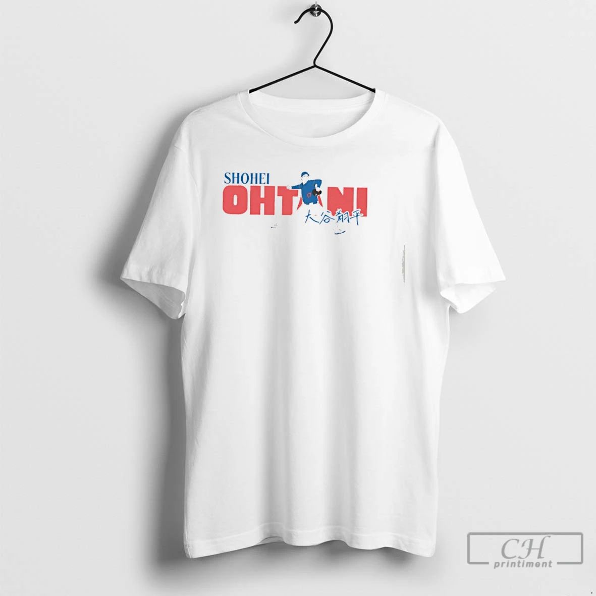 Classic Shohei Ohtani Mlb Los Angeles Dodgers Kanji Signature T Shirts