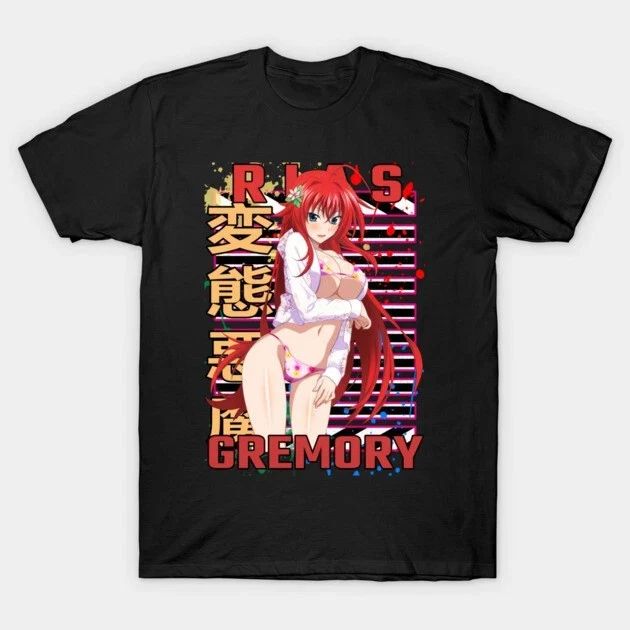 Anime Rias Gremorye DxD Waifu T Shirt Size S - 5XL Gift For Friends V3