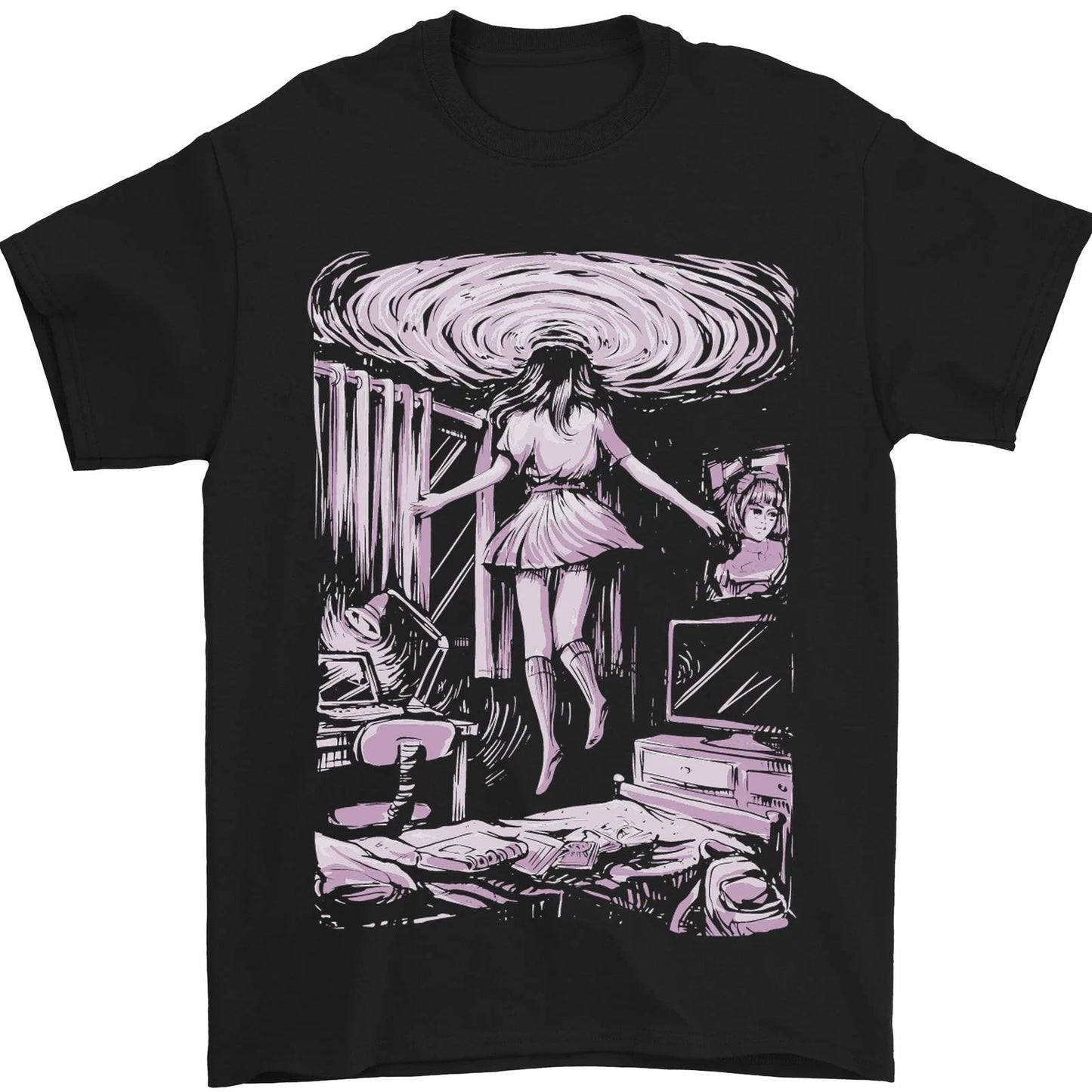 Multiverse 3rd Dimension SCI-FI Universe Mens T-Shirt 100% Cotton