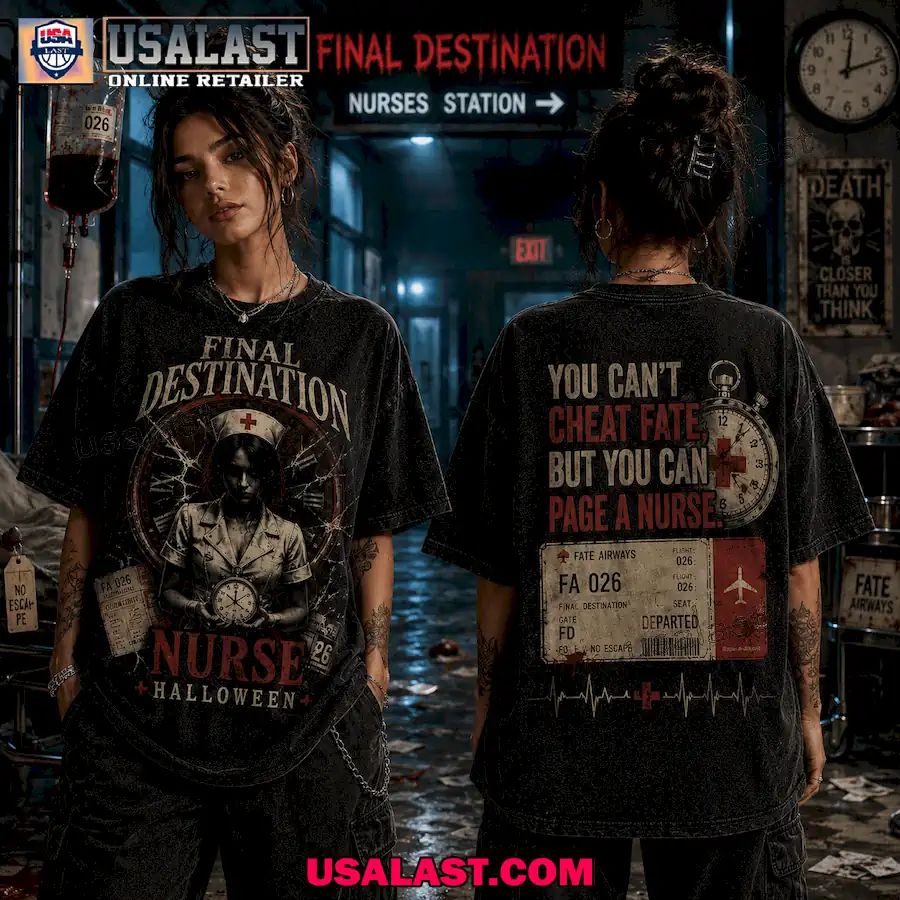Final Destination Nurse Fate Call Halloween 3D Shirt