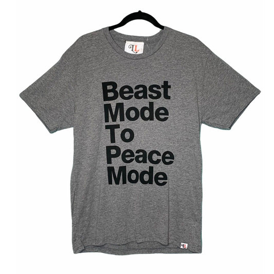 The Let Love Collection Gray Soft Trendy Graphic T-Shirt Size XL