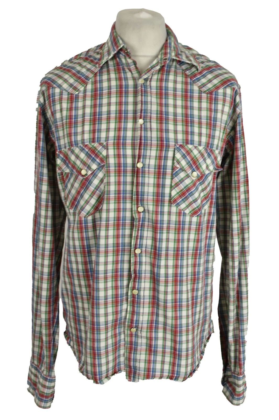 GANT Green Long Sleeve Shirt size L Mens Checked Outerwear Outdoors Menswear