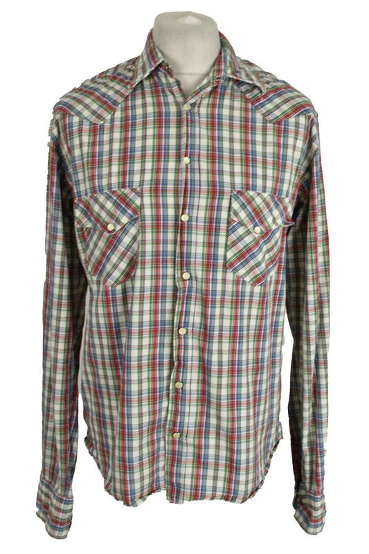 GANT Green Long Sleeve Shirt size L Mens Checked Outerwear Outdoors Menswear