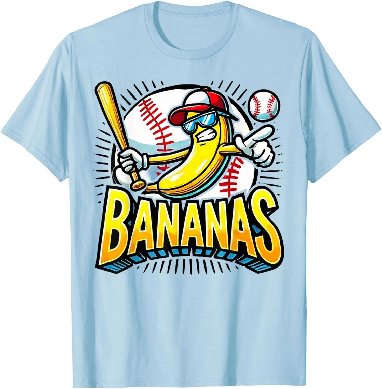Cute Banana Graphics Banana Lover Baseball Fans Unisex T-Shirt