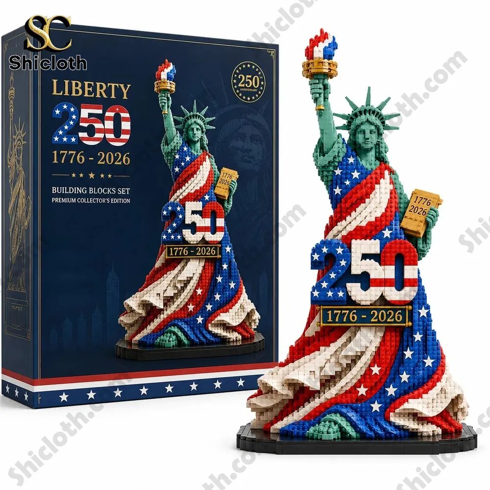 USA Liberty 250 Anniversary Collector’s Building Brick Set