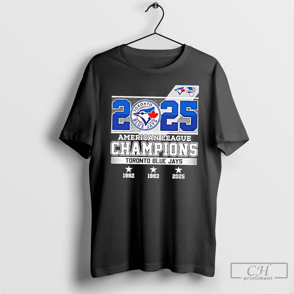 Classic 2025 American League Champions Toronto Blue Jays 3x Times T Shirts