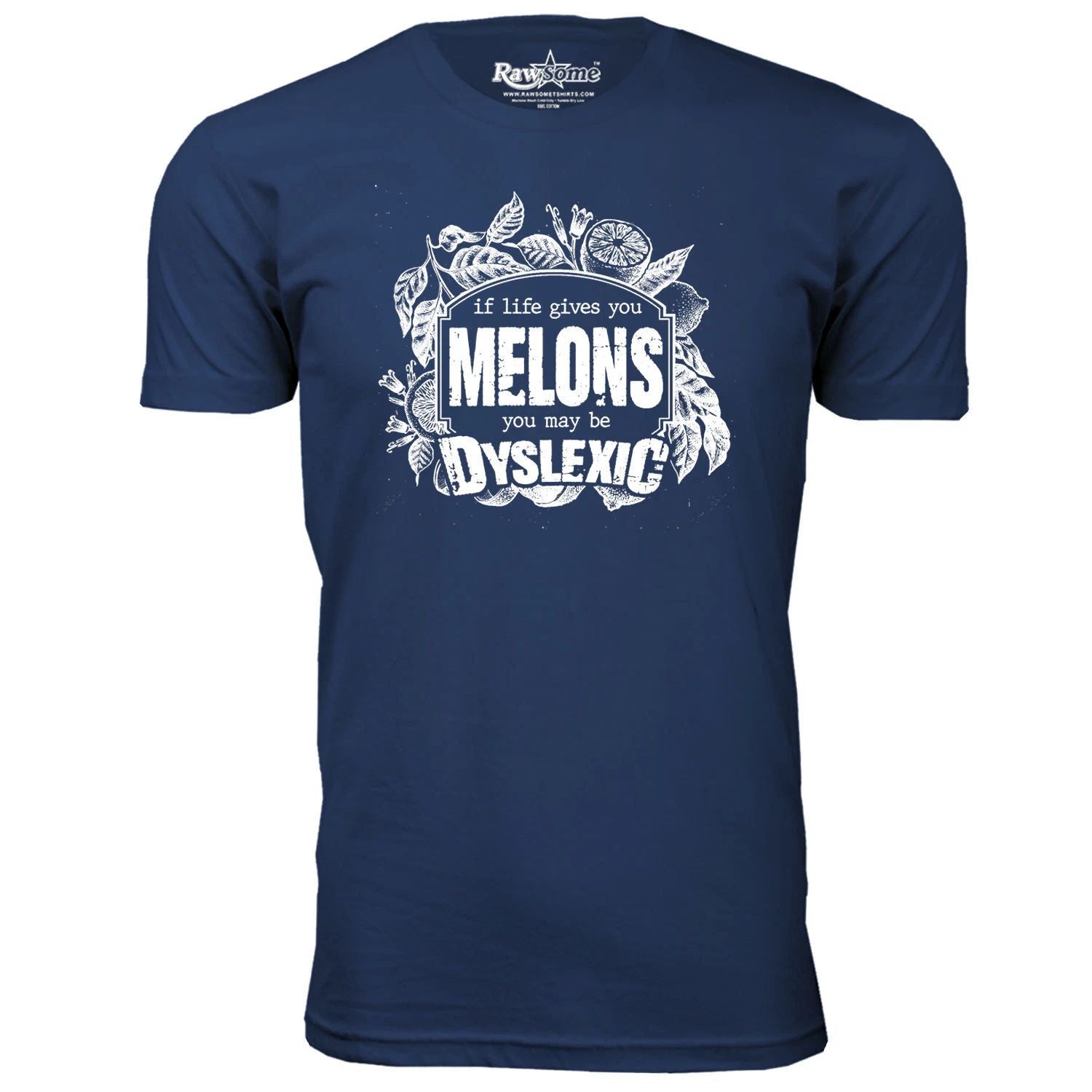 Men Funny Nerd T-Shirt - If Life Gives You Melons